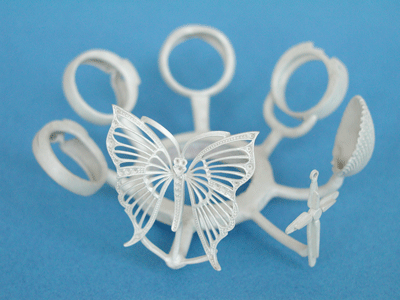 Perfect casting of a variety models made with Cast of Ti-Research